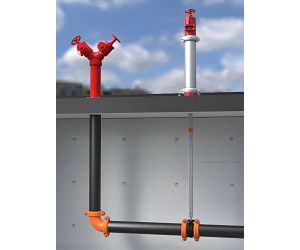 FireLock™ Series 775 Butterfly Valve Wall Post Indicator Assembly
