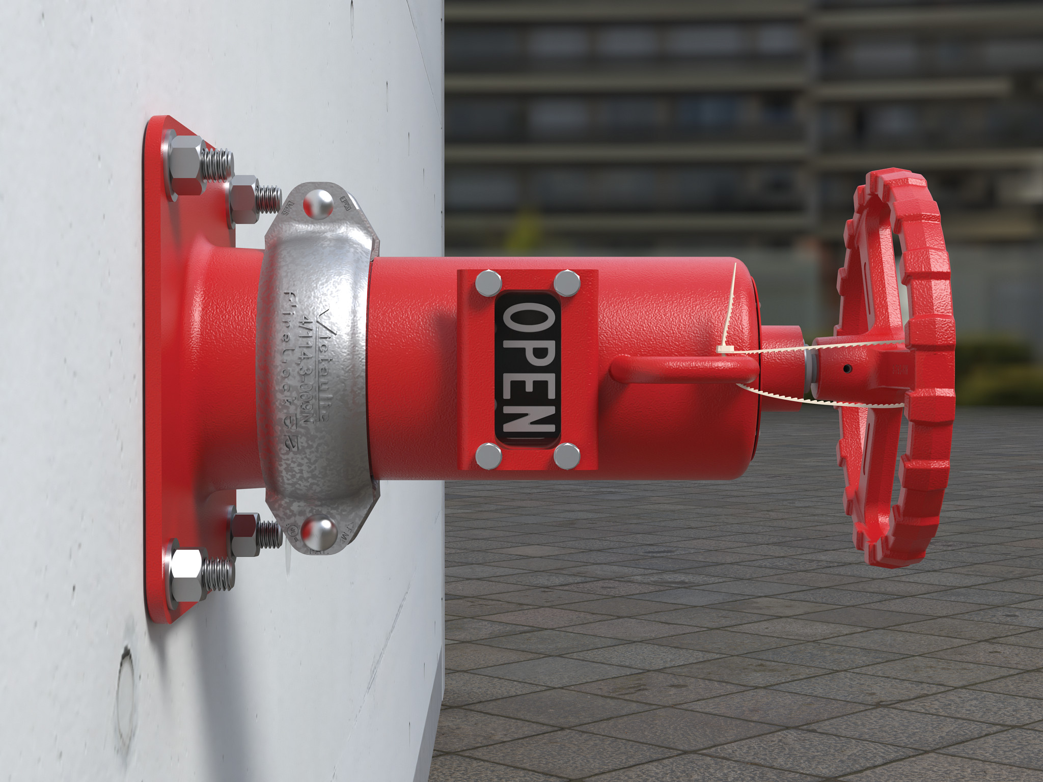 FireLock™ Series 775 Butterfly Valve Wall Post Indicator Assembly