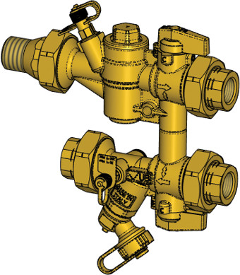 Series UBA Unibody Automatic Flow Limiting Balancing Valve