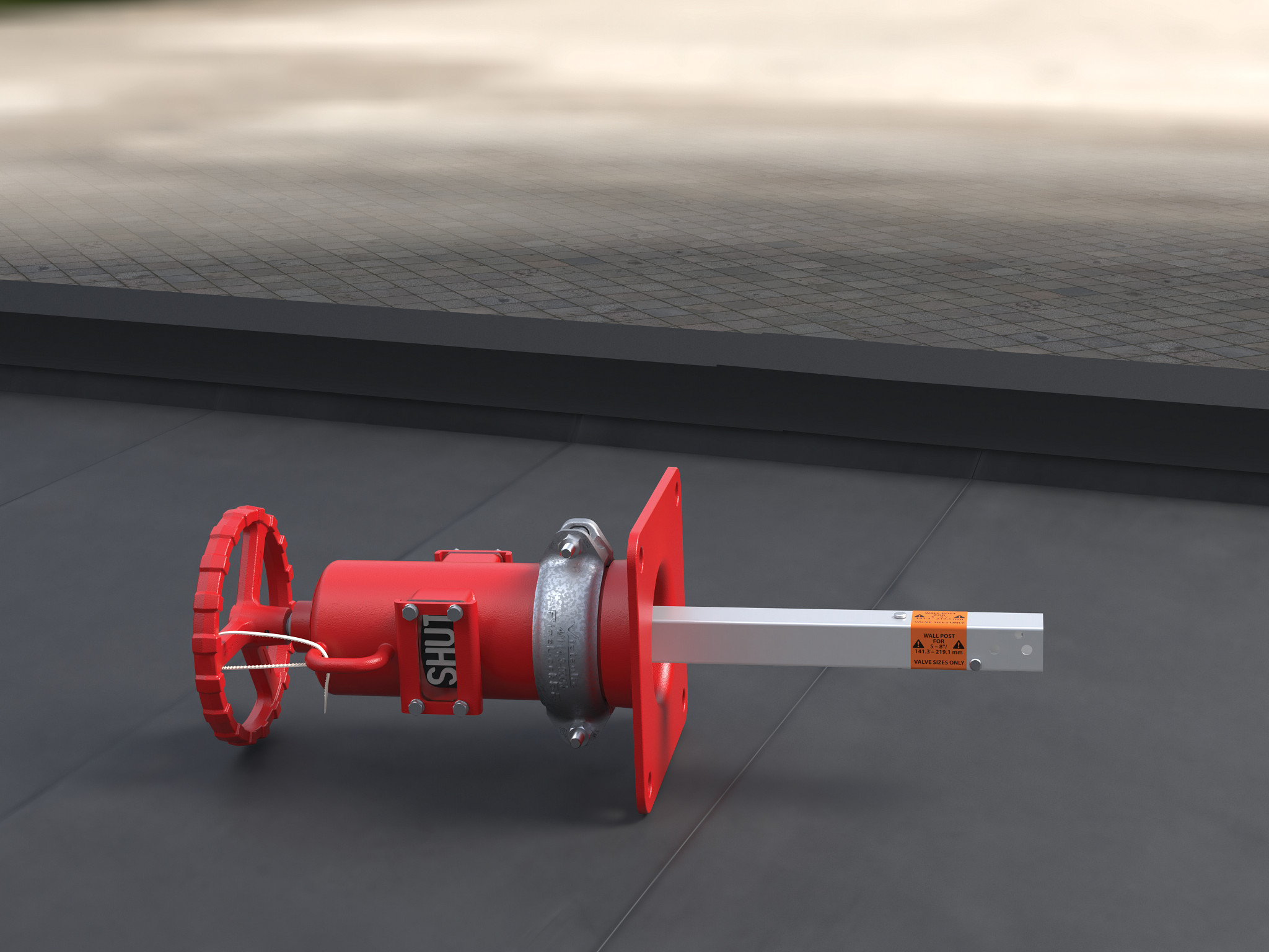 FireLock™ Series 775 Butterfly Valve Wall Post Indicator Assembly