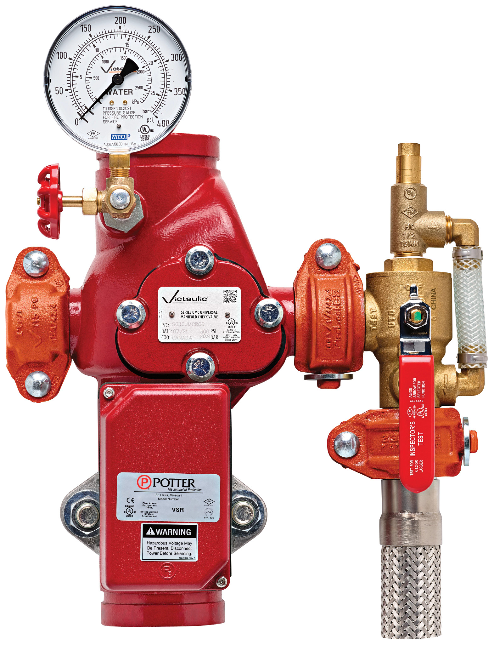 Victaulic Series UMC Universal Manifold Check Assembly Alarm Zone