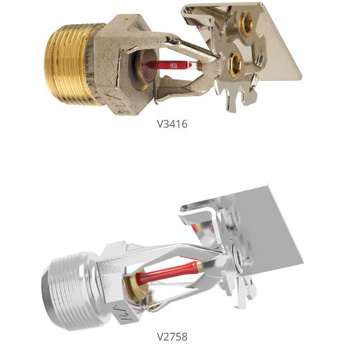 Victaulic 1/2 Standard Response Dry Flex 155F K5.6 Horizontal Sidewall  Sprinkler 50 V3509 A3F3CCQ4NX50013